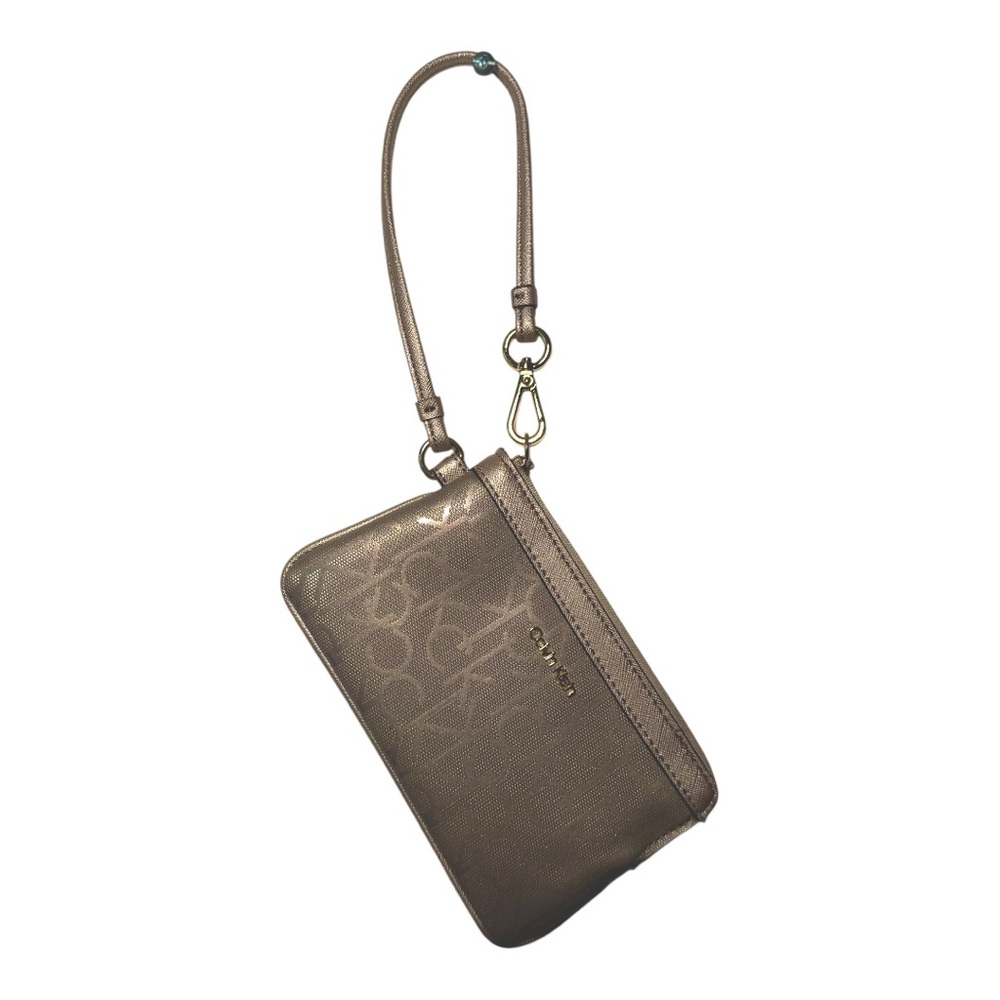 Calvin Klein Monogram Wristlet
